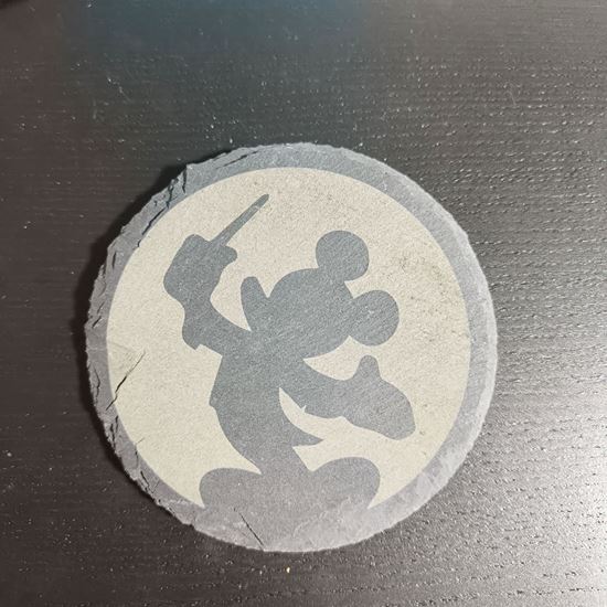 Afbeelding van Mickey Mouse Dirigent onderzetter/snijplank