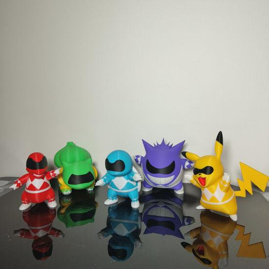 Afbeelding van Pokemon / Power rangers mashup